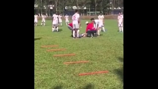 CLB HAGL khai xuân bằng bài tập siêu dị