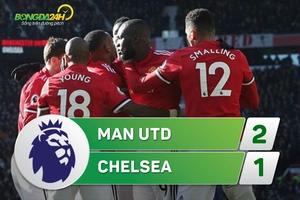 Tổng hợp: MU 2-1 Chelsea (Vòng 28 Premier League 2017/18)