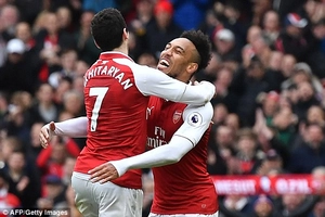Tổng hợp: Arsenal 3-0 Watford (Vòng 30 Premier League 2017/18)