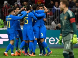 Tổng hợp: Nga 0-3 Brazil (Giao hữu quốc tế)