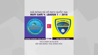 Tổng hợp: Khánh Hòa 3-1 Thanh Hóa (Vòng 1 V-League 2018)