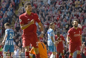 Tổng hợp: Liverpool 4-0 Brighton (Vòng 38 Premier League 2017/18)