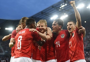 Tổng hợp: Áo 2-1 Đức (Giao hữu quốc tế)