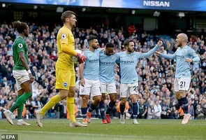 Video tổng hợp: Man City 2-0 Brighton (Vòng 7 Premier League 2018/19)