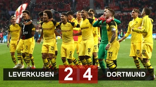 Leverkusen 2-4 Dortmund: Màn ngược dòng kinh điển