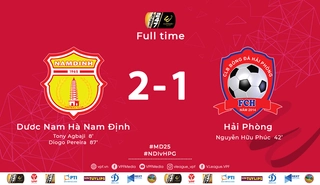 Video tổng hợp: Nam Định 2-1 Hải Phòng (Vòng 25 V-League 2019)