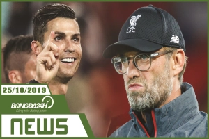 TIN NÓNG bongda24h.vn tối hôm nay 25/10/2019: Liverpool gặp khó trước vòng 10 NHA