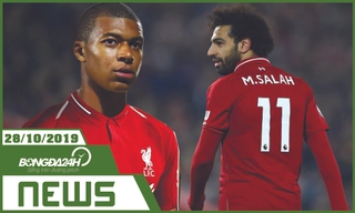 TIN NÓNG bóng đá tối nay 28/10: Salah tái phát chấn thương mắt cá chân