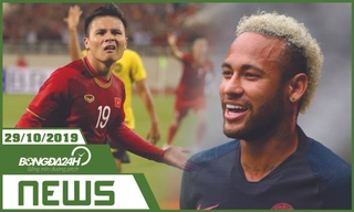 Tin nóng Bóng đá 24h hôm nay 29/10: PSG tốn 5tr Euro mỗi trận cho Neymar, Quang Hải được vinh danh ở AFF Awards
