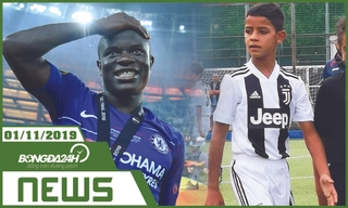 TIN NÓNG bóng đá hôm nay 1/11: Con trai Ronaldo gây chú ý vì hiệu suất ghi bàn