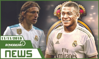 TIN NÓNG bongda24h.vn tối nay 13/11/2019: Real chi 400 triệu mua Mbappe? Beckham mang Modric sang Mỹ