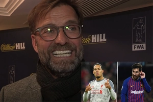 VIDEO: Jurgen Klopp: Van Dijk xứng đáng nhận Quả Bóng Vàng năm nay hơn Messi