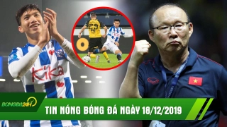 TIN NÓNG bóng đá hôm nay 18/12: Đoàn Văn Hậu đá trận ra mắt ở Heerenveen