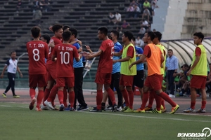 Video tổng hợp: U22 Việt Nam 1-0 U22 Campuchia (U22 Đông Nam Á 2019)