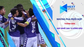 VIDEO: Những pha phối hợp thành bàn hay nhất 10 vòng đầu V-League 2019