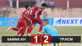 Khánh Hòa 1-2 TPHCM: Trở lại ngôi đầu nhờ 2 tuyệt phẩm