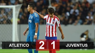 Atletico Madrid 2-1 Juventus: Ronaldo mới lấn lướt Ronaldo xịn