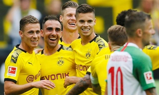 Dortmund 5-1 Augsburg: Á quân thắng tưng bừng ngày ra quân Bundesliga 2019/20