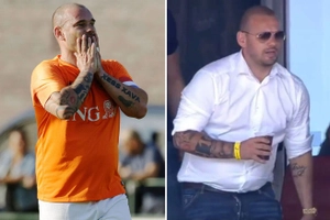 VIDEO: Chuyện gì xảy ra với cân nặng của Wesley Sneijder sau 2 tuần chia tay bóng đá?