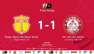 Video tổng hợp: Nam Định 1-1 TPHCM (Vòng 23 V-League 2019)