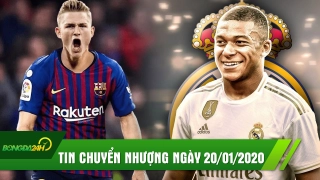 TIN NÓNG chuyển nhượng 20/1:  Zidane họp khẩn Perez, Real chuẩn bị ký Mbappe, Barca đàm phán mua De Ligt