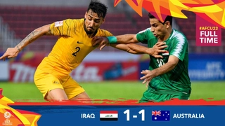Video tổng hợp: U23 Iraq 1-1 U23 Australia (Bảng A VCK U23 châu Á 2020)