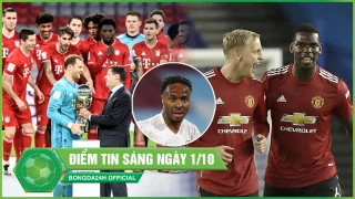 ĐIỂM TIN BÓNG ĐÁ SÁNG 01/10: Bayern lạnh lùng giành siêu Cup Đức; Thành Manchester vào tứ kết League Cup