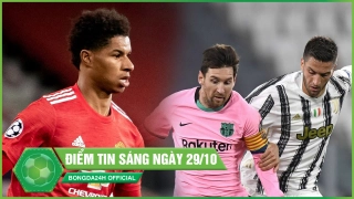 ĐIỂM TIN SÁNG 29/10: Rashford lập hattrick, MU đại thắng; Barca hạ Juve trong ngày vắng Ronaldo