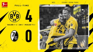 Video tổng hợp: Dortmund 4-0 Freiburg (Vòng 3 Bundesliga 2020/21)