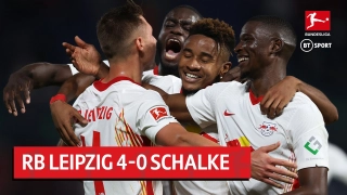 Hủy diệt Schalke, Leipzig vươn lên dẫn đầu Bundesliga 2020/21