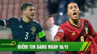 ĐIỂM TIN SÁNG 16/11: Liverpool lại nhận tin xấu về trụ cột; Thua trắng Bỉ, Anh chia tay Nations League