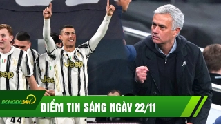 ĐIỂM TIN SÁNG 22/11: Ronaldo lập cú đúp, Juve thắng nhẹ nhàng; Mourinho đưa Spurs lên ngôi đầu