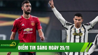 ĐIỂM TIN SÁNG 25/11: Man Utd phục thù thành công; Ronaldo lại tỏa sáng giúp Juve thắng nhọc