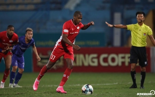 VIDEO: Bruno đánh đầu hiểm hóc mở tỉ số cho Viettel