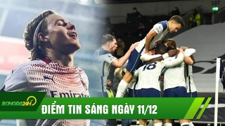 ĐIỂM TIN SÁNG 11/12: Arsenal toàn thắng tại vòng bảng Europa League; Spurs có màn phục hận ngọt ngào