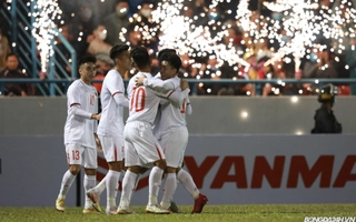 Xem lại pha dàn xếp và ghi bàn đẹp mắt của ĐT U22 Việt Nam