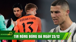 TIN NÓNG BÓNG ĐÁ 23/12: Ronaldo im tiếng, Juventus nhận thất bại cay đắng; Arteta thua thảm trước thầy cũ Pep