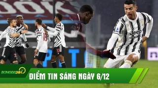 ĐIỂM TIN SÁNG 6/12: Pogba lập siêu phẩm, MU vào top 4; Ronaldo bất lực, Juve ngược dòng ngoạn mục