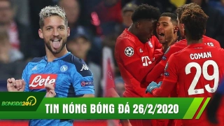 TIN NÓNG bongda24h.vn hôm nay 26/2: Bayern nghiền nát Chelsea ngay trên sân nhà | Barca thoát thua rời Napoli