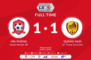 Video tổng hợp: Hải Phòng 1-1 Quảng Nam (Vòng 2 V-League 2020)