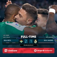 Link xem video bóng đá Real Betis vs Real Madrid kết quả 2-1 rạng sáng nay