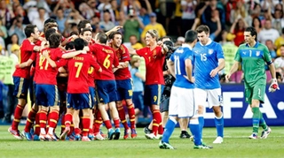 Xem lại Tây Ban Nha vs Italia chung kết Euro 2012 (Full trận)