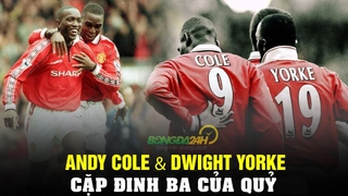 VIDEO: Andy Cole - Dwight Yorke: Cặp đinh ba của Quỷ