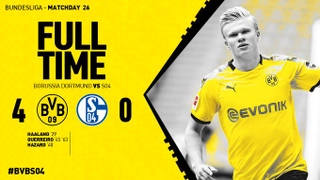 Video tổng hợp: Dortmund 4-0 Schalke (Vòng 26 Bundesliga 2019/20)