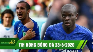 TIN NÓNG BÓNG ĐÁ 23/5:  Bị cắn, Chiellini vẫn nói lời yêu thương, Kante nghỉ hết mùa vì 1 lí do lãng xẹt