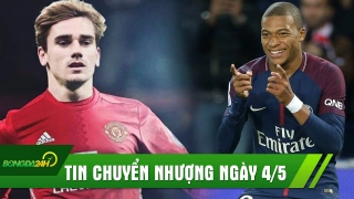 TIN CHUYỂN NHƯỢNG 4/5: Man United tìm thỏa thuận với Griezmann, PSG dùng tiền KHỦNG để trói chân Mbappe