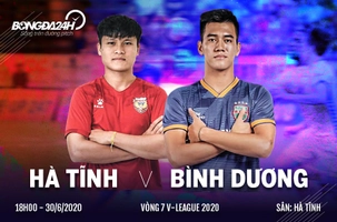 Video bóng đá: Hà Tĩnh vs Bình Dương 1-1 vòng 7 V-League 2020
