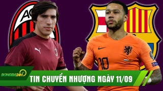 TIN CHUYỂN NHƯỢNG 11/9: Vì Messi Barca chốt thương vụ Depay, Milan cướp tiểu Pirlo trên tay của Juventus