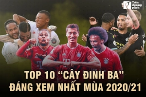 10 cây đinh ba đáng xem nhất mùa 2020/21: Morata tái hợp Ro-Dy; Siêu hủy diệt SGL