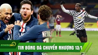 Tin chuyển nhượng 13/1: Pogba tỏa sáng, MU lên ngôi đầu; PSG chịu thua vụ Messi
